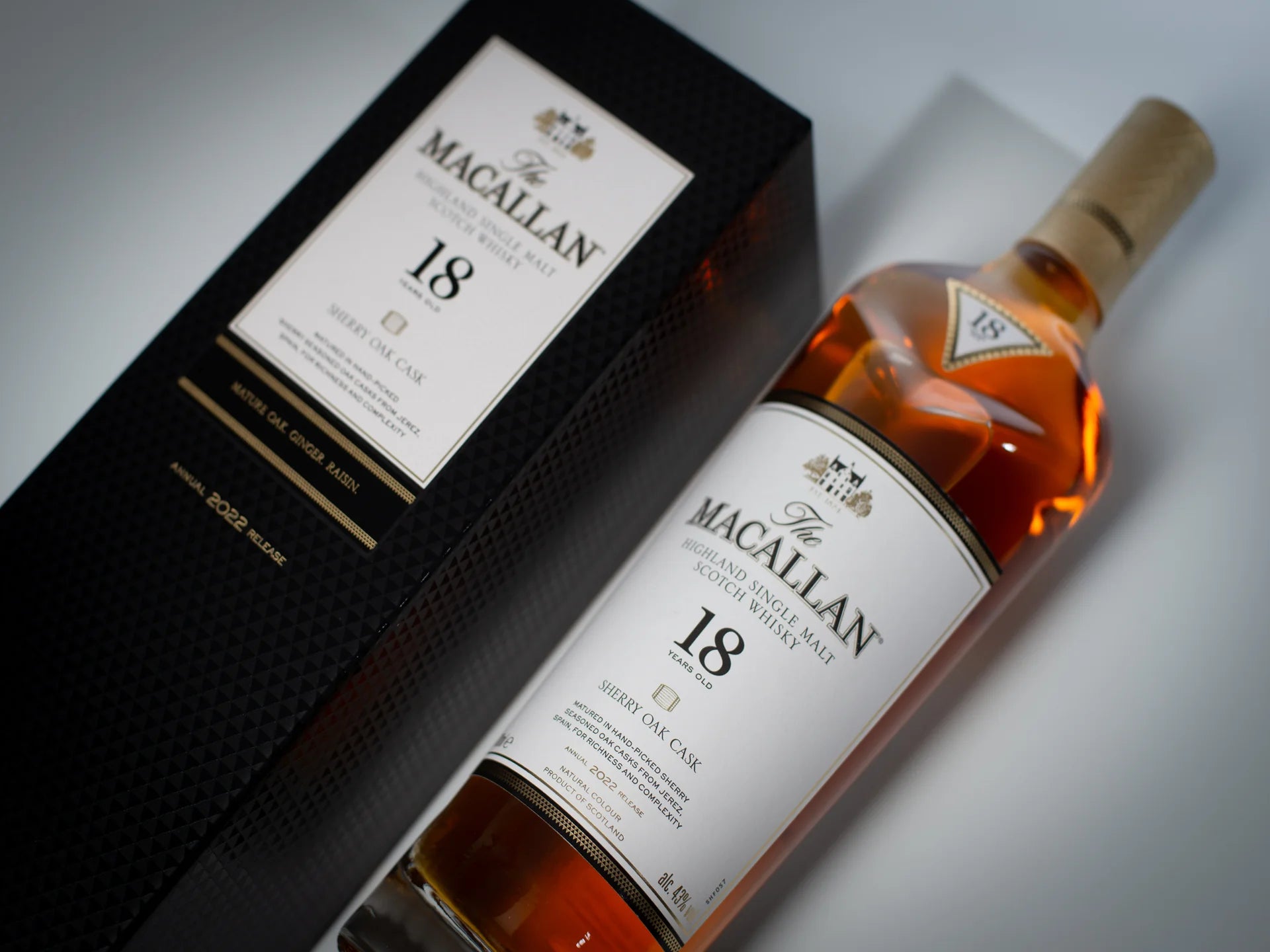 Whisky Macallan Sherry Oak Cask 18 Anos 700ml