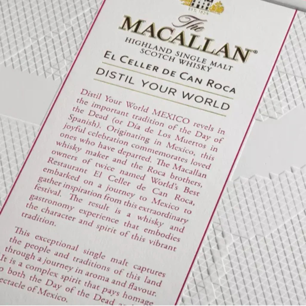 Whisky Macallan DYW Mexico 700ML