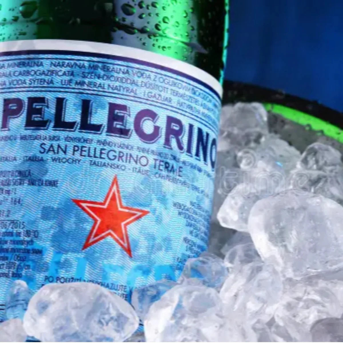 Água Mineral com Gás 24x250ml San Pellegrino Vidro
