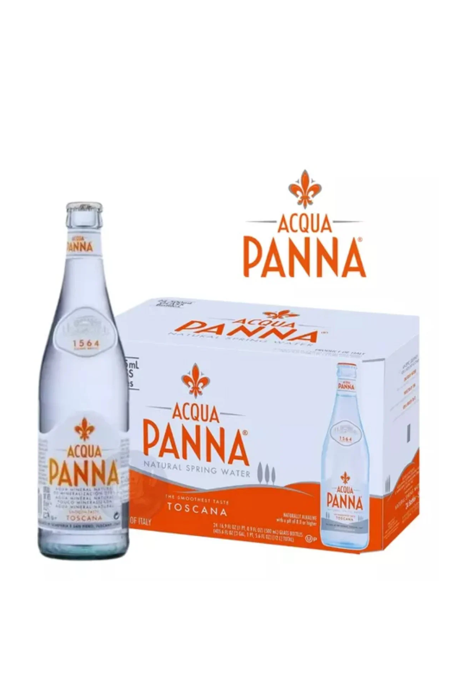 Água Mineral sem Gás 24x505ml Acqua Panna Vidro