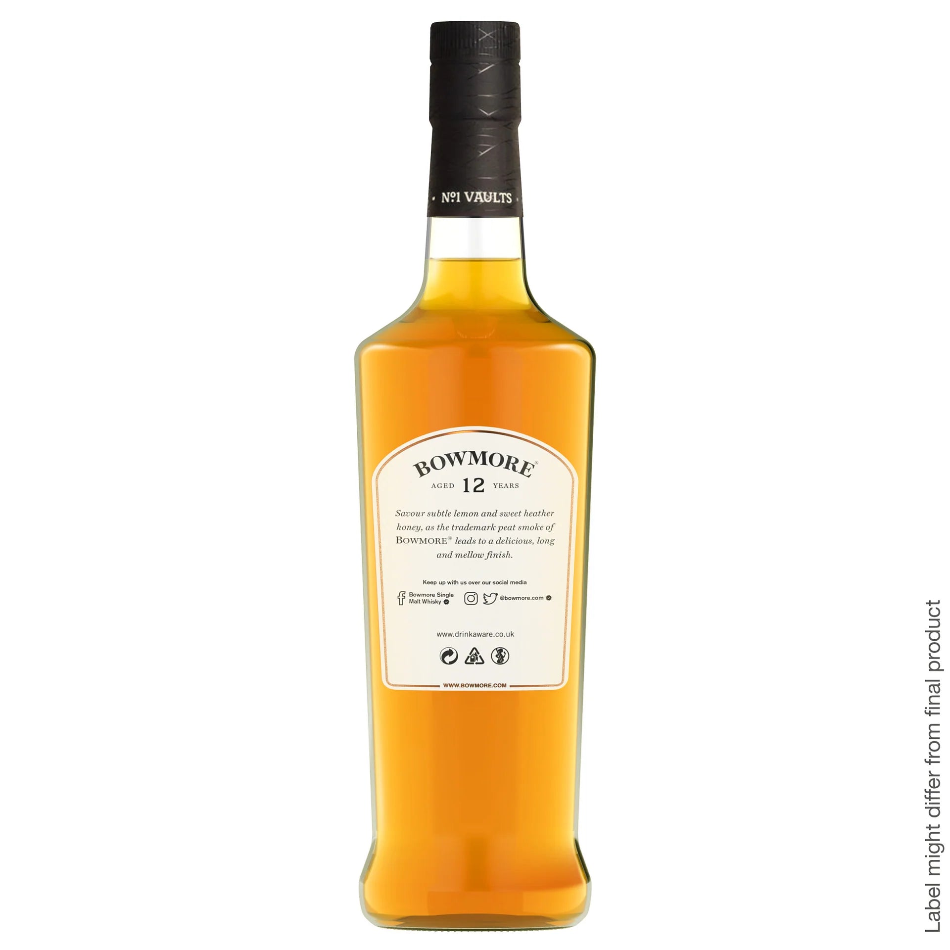 Whisky Escocês Bowmore 12 anos 750ml
