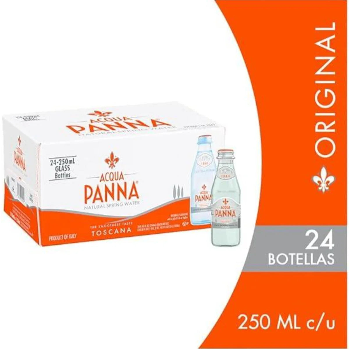 Água Mineral sem Gás 24x250ml Acqua Panna Vidro