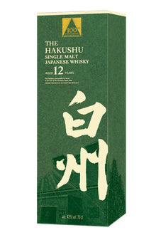 Whisky Hakushu Single Malt 12 anos 700 ml - Edição 100 anos