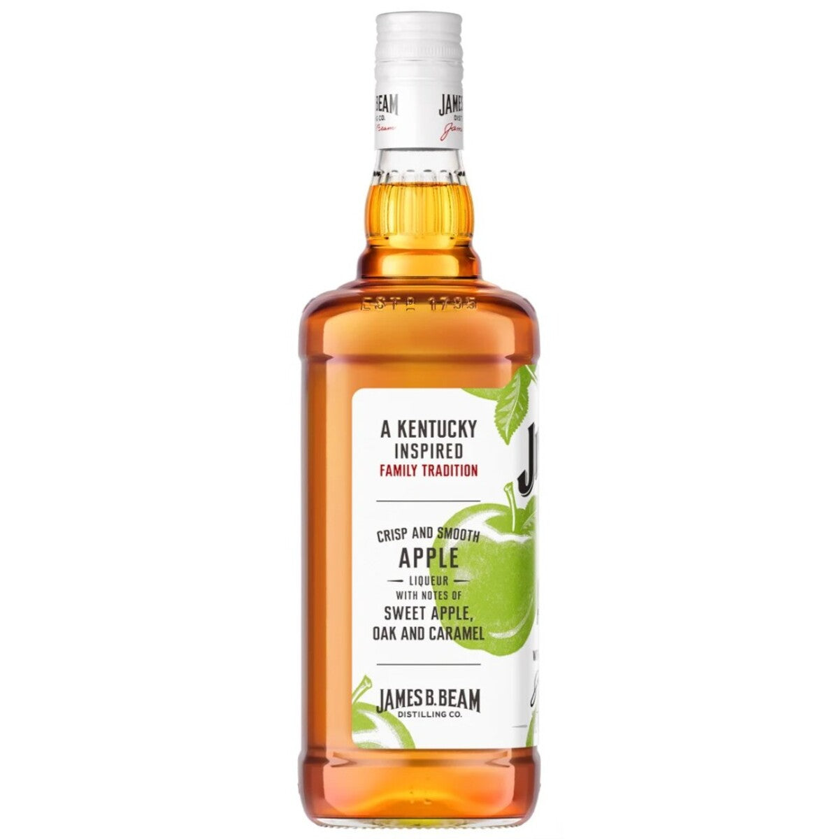 Licor de Maçã Verde Jim Beam Bourbon 1L