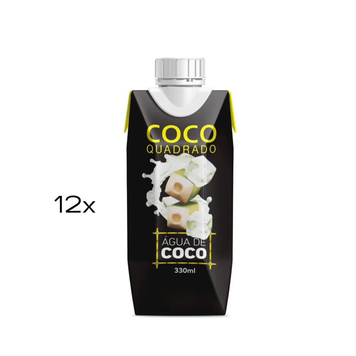 Água de Coco Coco Quadrado Tradicional Cx 12 x 330ml