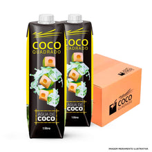 Água de Coco Coco Quadrado Tradicional Cx 12 x 1L