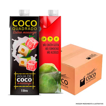 Suplemento Alimentar Coco Quadrado Morango Cx 12 x 1L