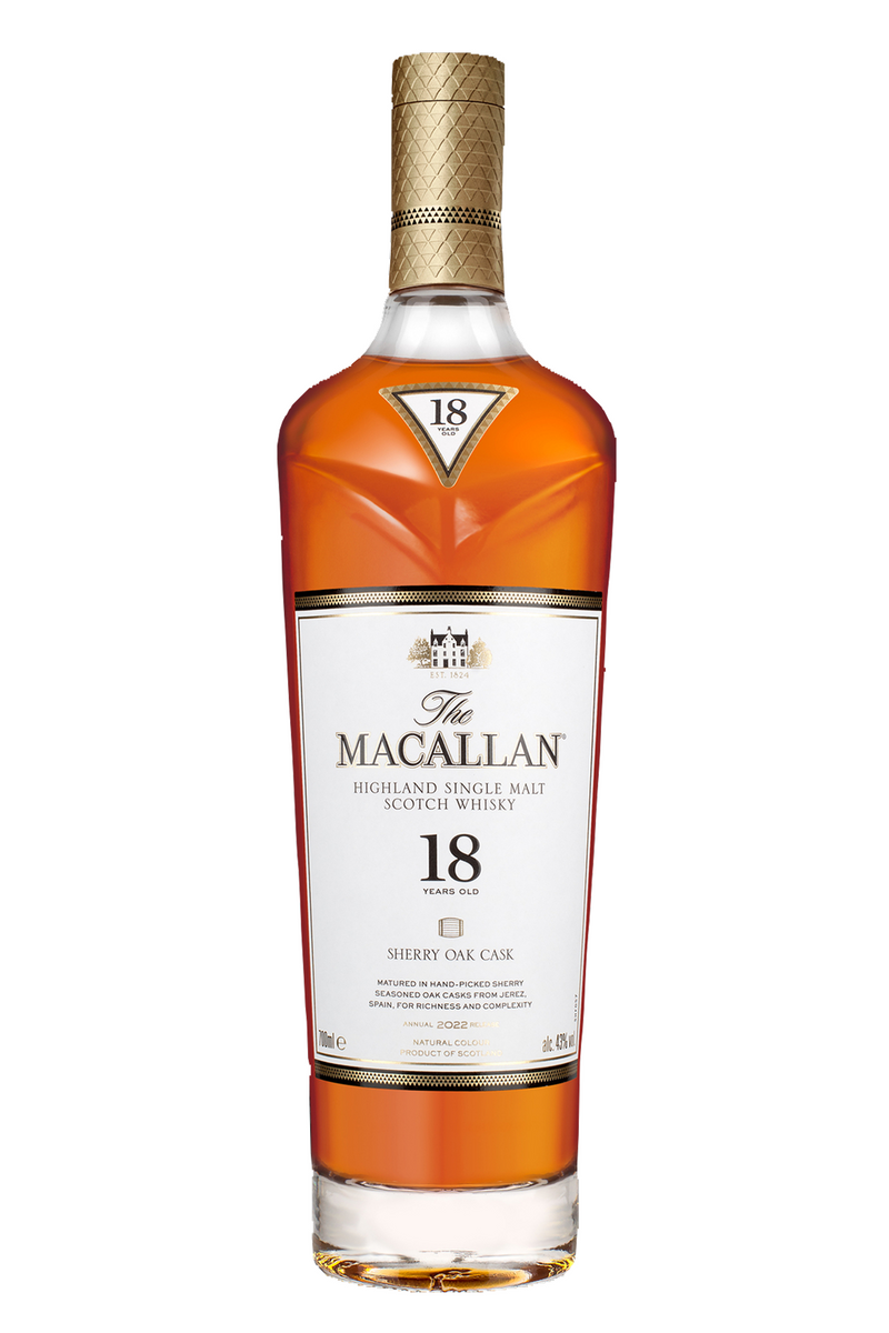Whisky Macallan Sherry Oak Cask 18 Anos 700ml