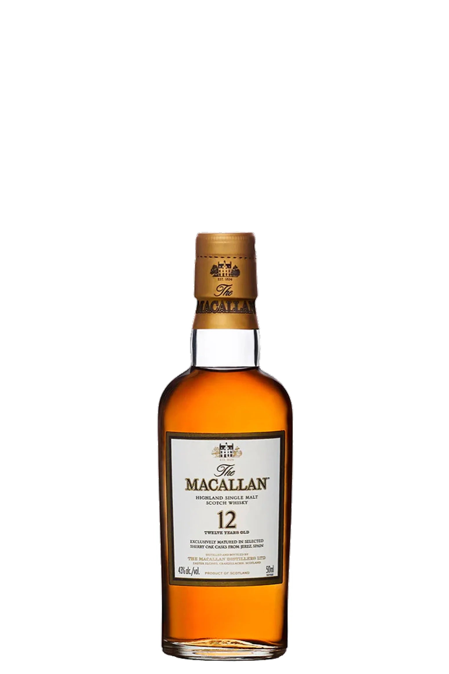 Whisky Macallan Sherry Oak Cask 12 Anos 50ml