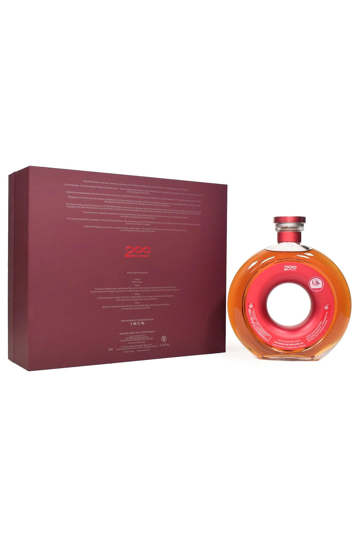 Whisky Macallan Time: Space Mastery 700ml - Edição Especial 200 Anos