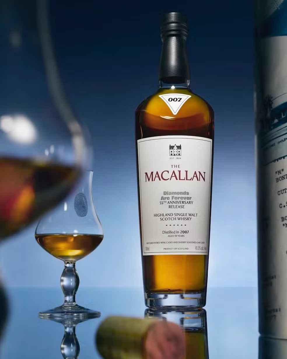 Whisky Macallan 007 Diamonds Are Forever 55th Anniversary Release 700ml