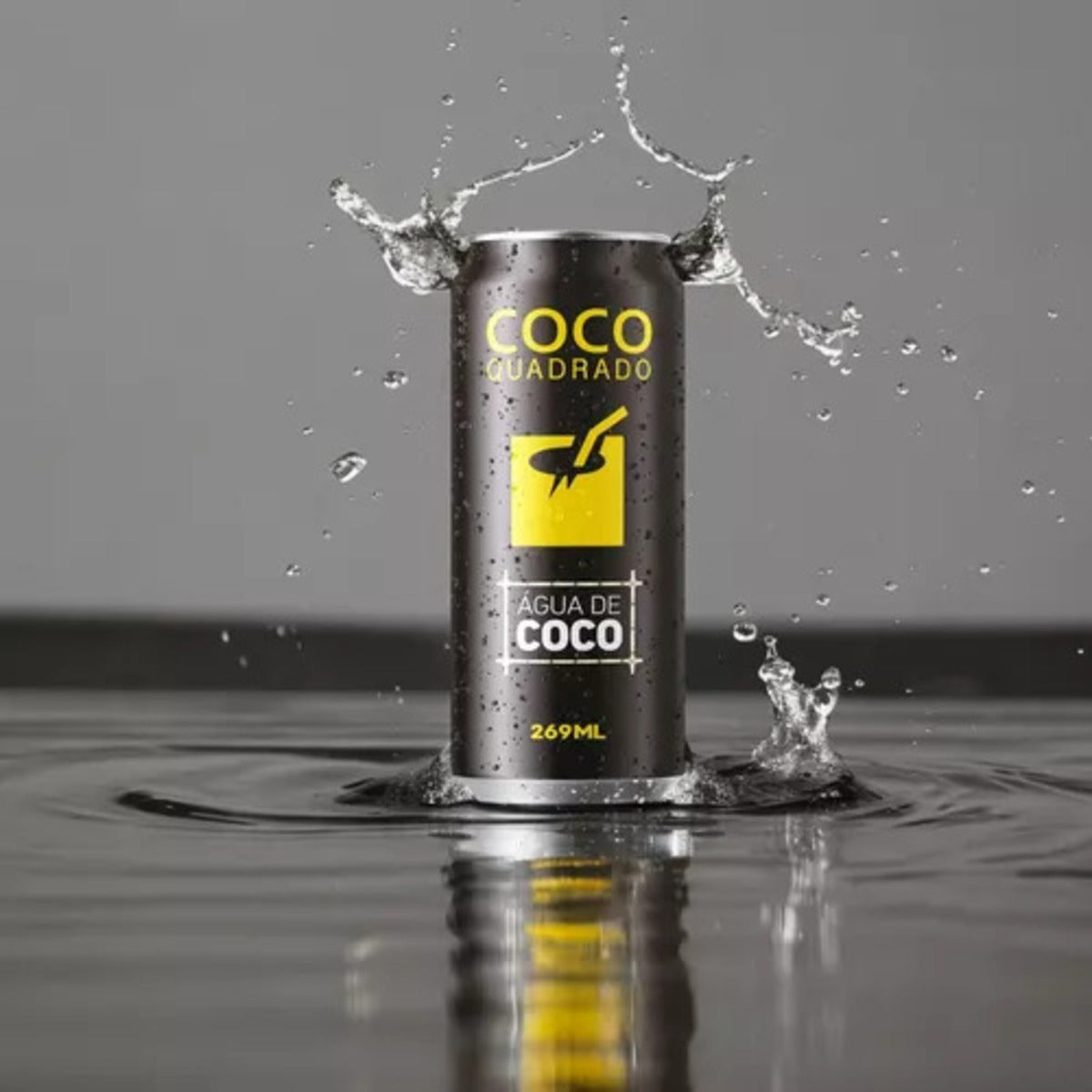 Água de Coco Coco Quadrado Lata 269ml - Fardo com 12 unids